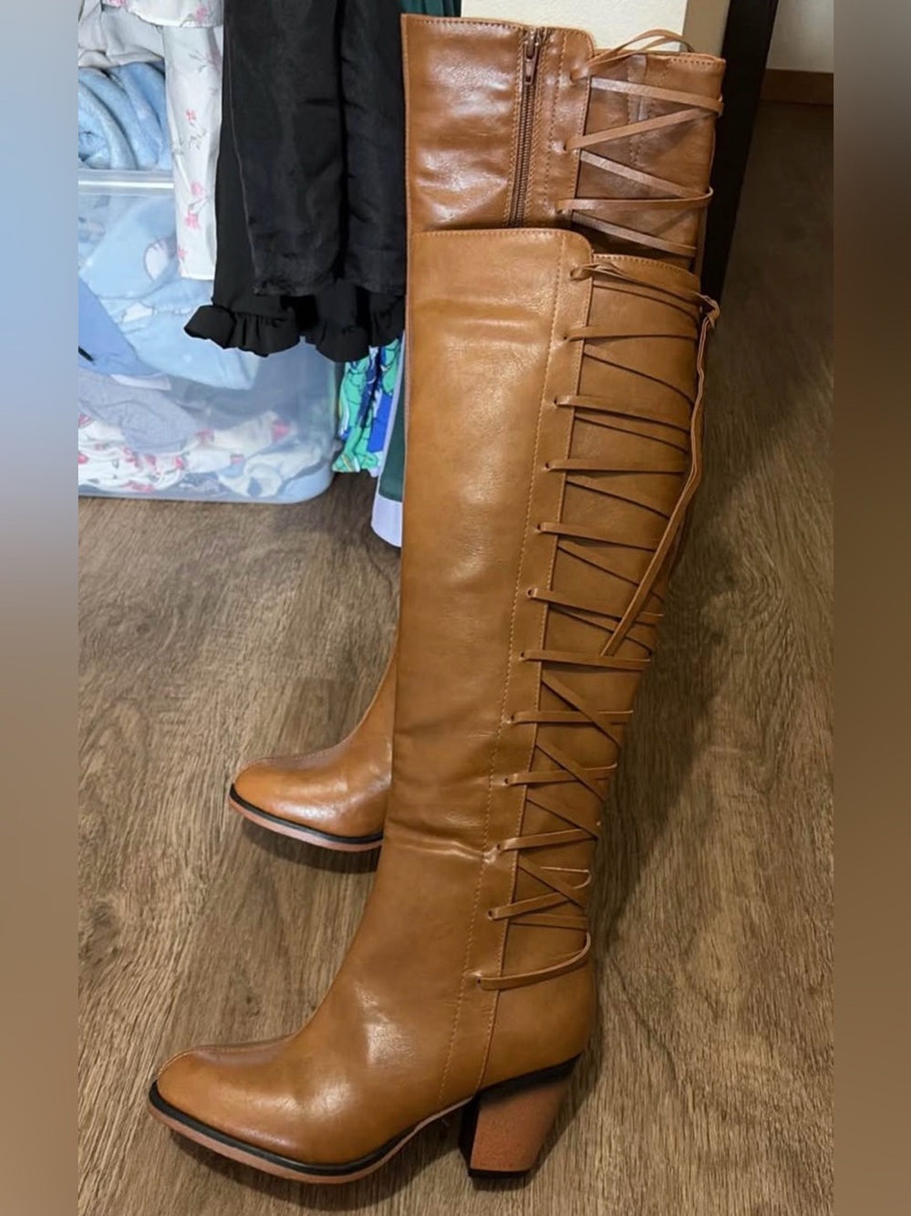 Venus Brown Heel Boots
